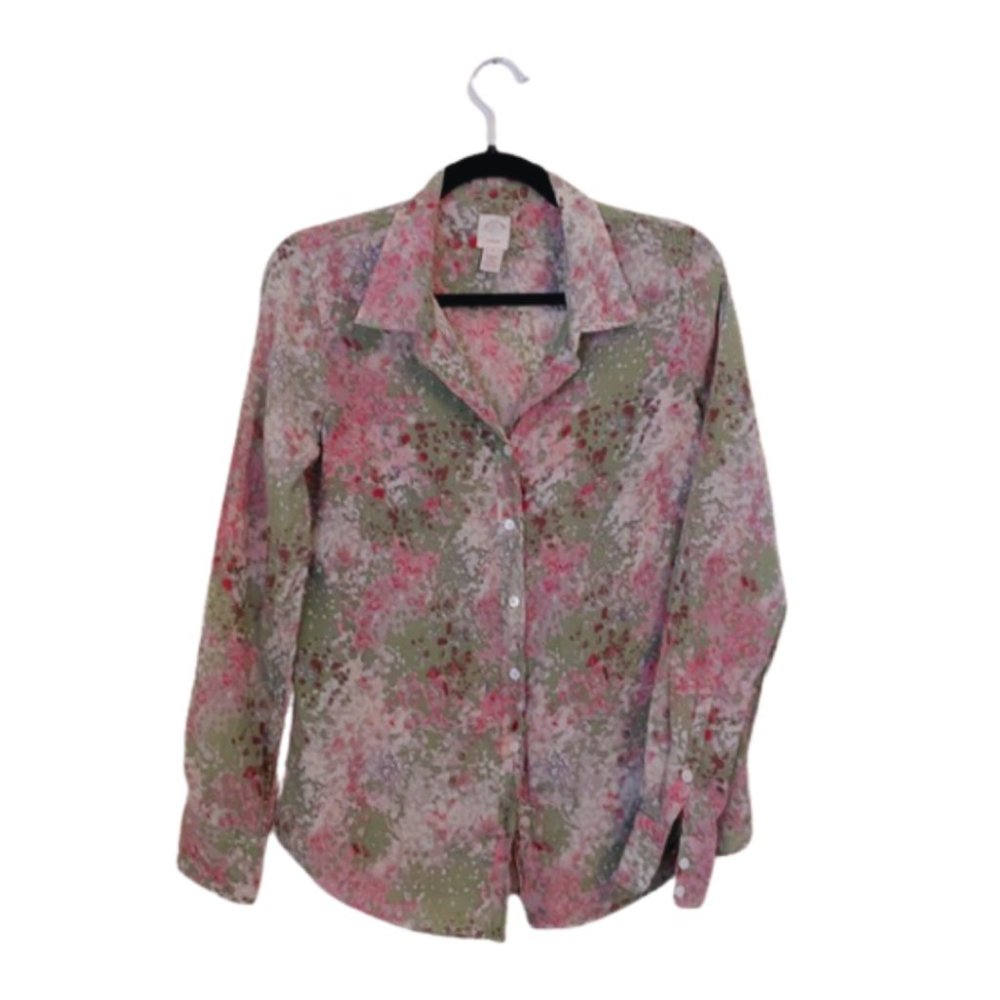 J. Crew Cotton Silk Button Up Shirt